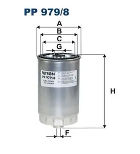 FILTRON PP9798 Yakit Filtresi 319222W000