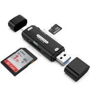 Micro SD Kart Okuyucu Type C to USB 3.0 Çevirici OTG 5 Gbps Hafıza Kartı Okuyucu Adaptör Micro SD Card Reader RKTSD