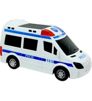 Prestij Işıklı Sesli Pilli Polis Arabası 0040 (Karışık)