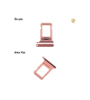 İphone 17 Pro Sim yuvası (Turuncu), sim tepsisi, sim aparat, sim yeri, sim tray, çift, ikili, çiftli, dual, sim çekmecesi 17 Pro Uyumlu