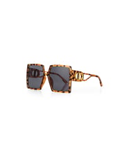 Royal Club de Polo Barcelona RPSC002003 Kadın Kahverengi leopar Güneş Gözlüğü