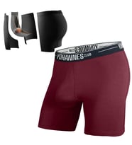 Yohannes Club, Erkek Özel Seperatörlü Pamuklu Boxer, Renk Seçenekli, Tekli Paket (Bordo)
