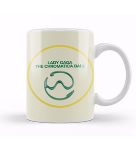 The Chromatica Ball   Logo Kupa Bardak Porselen