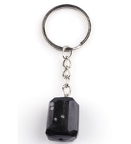 Karlı Obsidyen Doğal Taş Kolye 