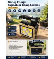 Kalemhane Gold-Police GP-620 50 Watt Çok Amaçlı El Feneri ve Alet Seti