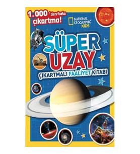National Geographic Kids Süper Uzay Çıkartmalı Faaliyet Kitabı