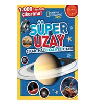 National Geographic Kids Süper Uzay Çıkartmalı Faaliyet Kitabı