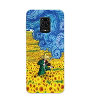 Redmi Note 9 Pro / 9s Uyumlu Vincent Van Gogh Tasarımlı Şeffaf Telefon Kılıfı