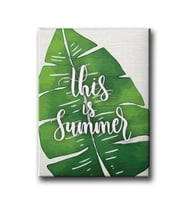This İs Summer Canvas Tablo MİND281