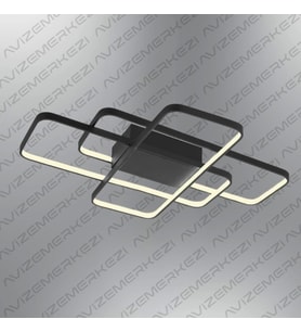 A-9402-3S Siyah Modern Plafonyer