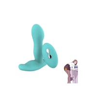 Kablosuz Kumandalı Klitoris ve G-Spot Uyarıcı Külot Içi Giyilebilir 2 in 1 Vibratör - Mavi