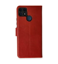 Realme C25 Kılıf Trend S Plus Kapaklı Kılıf - Kırmızı
