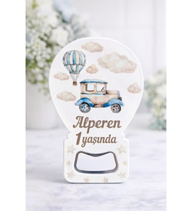 KİŞİYE ÖZEL TASARIM BALON MAGNET AÇACAK