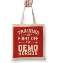 Stranger Things Training To Fight Off The Demogorgon Bez Çanta Uzun Saplı
