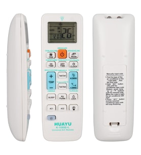 Huayu K-1089E+L Üniversal Akıllı Klima Kumandası LED Işıklı Ve Geniş Uyumluluk