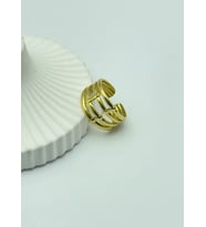 Çelik Gold Ayarlanabilir Yüzük - 25yzk162