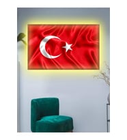 Led Işıklı Türk Bayrağı (al Bayrak)