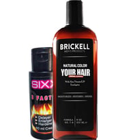 Brickell 237ML Erkek Saçsakal Beyazıık Değiştirme Şampuanı + Sıxx Erkeklere Özel 3 Özellik Kremi 60M