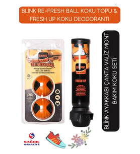 Blinksport Ayakkabı Çanta Koku Giderici Deodorant Sprey & Koku Topu Set sagdic0224