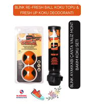 Blinksport Ayakkabı Çanta Koku Giderici Deodorant Sprey & Koku Topu Set sagdic0224