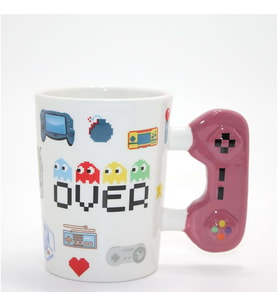 Game Over Porselen Kupa Bardak