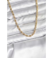 14K Gold Renk Kaplama Zincir Model CM Kadın Kolye TJ-BKO10732