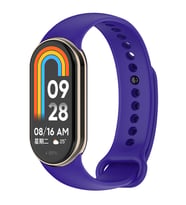 Lexroo Xiaomi Mi Band 9 Serisi Klasik Kordon Silikon Strap Kayış - Mor