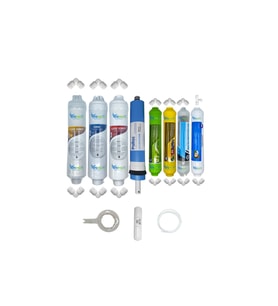 PWS Kapalı Kasa Su Arıtma Cihazlarına uygun Eco  8li Pallas mebran Alkali+mineral+detox set