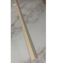 192cm 1 Adet ATC L Köşe Bej Rengi Pvc Lambiri L Köşe Kapatma Tamamlayıcı Çıtası (Krem)
