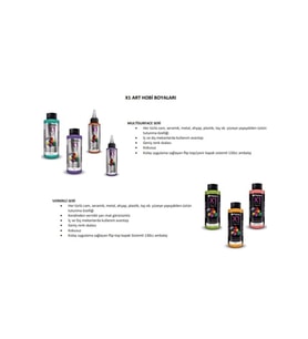 Polisan X1art Multisurface Hobi Boyası 120ml Keten