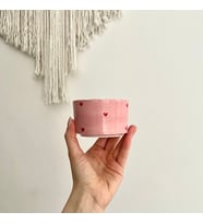 Kalpli Pembe Kahve Fincanı