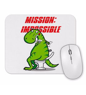 Dinosaur Dinazor Mission Impossible Mouse Pad