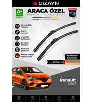 Renault Clio 5 HB Ön Cam Silecek Seti 2019-2025 Premium Araca Özel 70-30 Cm A+ Kalite