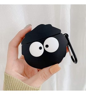 Huawei FreeBuds Pro 2 için Kılıf Cartoon Figürlü Silikon Crtn-Fgr-Sswtri [FreeBuds Pro 2 ile Uyumlu Kılıf - Siyah - Beyaz]