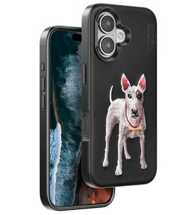 Iphone 16 Perma Desenli Kapak - Siyah