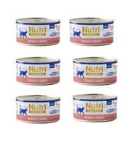 Nutri Feline Tahılsız Ton Balıklı ve Somonlu Pate Kedi Konservesi 70 Gr x 6 Adet - Doğal Ezme Yaş Mama