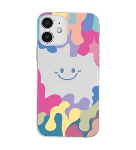 Iphone 12 Uyumlu Smile Tasarımlı Şeffaf Telefon Kılıfı