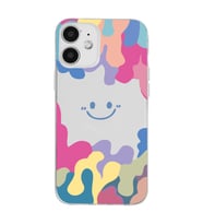 Iphone 12 Uyumlu Smile Tasarımlı Şeffaf Telefon Kılıfı