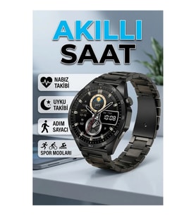 Bluetooth Akıllı Saat – Nabız ve Uyku Takipli, Adım Sayarlı, Çoklu Spor Modlu