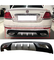 Fiat Linea Difüzör Difizör Gri + Kare Egzoz Görünüm C Tip