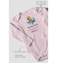 Bırakın beni teyzeme gideceğim Uzun Kollu Çıtçıtlı Bebek Body