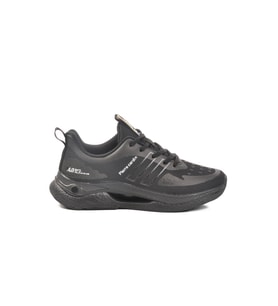 Pierre Cardin Gri Fileli Hafif Esnek Unisex Spor Ayakkabı PCI-11068 G (Siyah)
