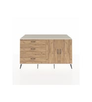 Kronos Konsol 2 Raflı 3 Çekmeceli 2 Kapaklı 176x59x99 Aytaşı-Çam