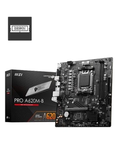 Msı Pro A620M-B AMD A620 AM5 Soket DDR5 6800(OC)MHz mATX Anakart