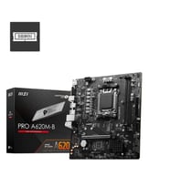 Msı Pro A620M-B AMD A620 AM5 Soket DDR5 6800(OC)MHz mATX Anakart