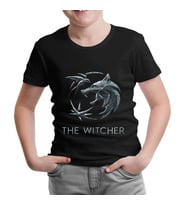 The Witcher - Wolf Siyah Çocuk Tshirt