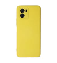 Vivo Y15s Kılıf Nano İçi Kadife Silikon - Sarı