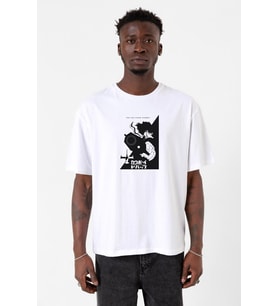 Cowboy Bebop Spike See You Space Cowboy Beyaz Erkek Oversize Tshirt