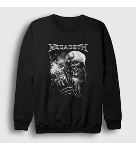Presmono Unisex Siyah Dynamite Megadeth Sweatshirt 65543tt