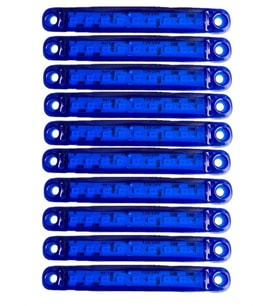 9 Ledli 10 Adet Parmak Led Mavi
